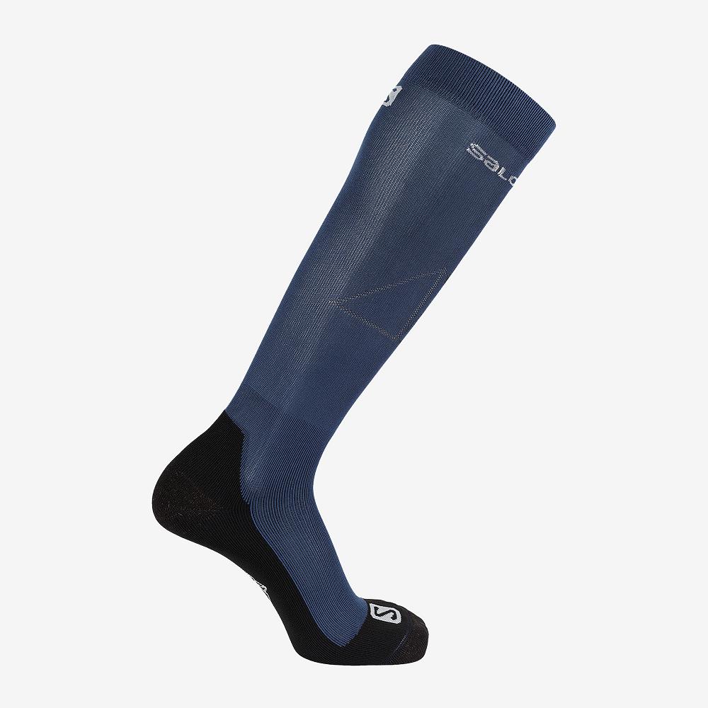 Calcetines Salomon Hombre Azul Marino - Salomon Argentina QST ,591342-GOD